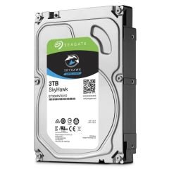 SEAGATE SKYHAWK 3.5 3TB SATA 3.0 64MB 180MB/S 5900RPM 64HD KAMERA 180TB/YİL ISYÜKÜ 7/24 GÜVENLİK DİSKİ ST3000VX010