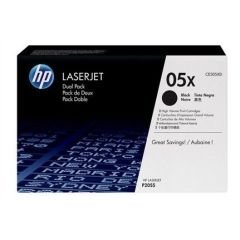 HP CE505XD (05X) SIYAH 2 LI PAKET YUKSEK KAPASITELI TONER 6.500 SAYFA