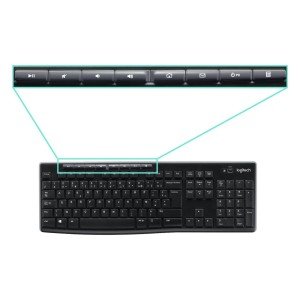 LOGITECH MK270 KABLOSUZ SET USB SİYAH