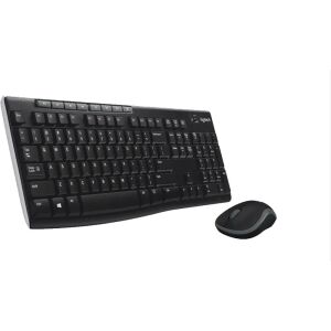 Logitech MK270 Kablosuz Set USB Siyah