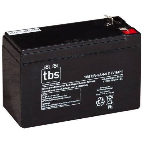 Tunçmatik TBS 12V-9AH-5 UPS Tip Akü (TSK1455)