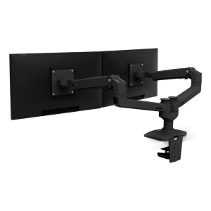 Ergotron 45-245-224 LX Mat Siyah Masaüstü Yan Yana Çift Monitör Kolu