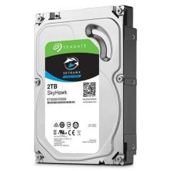 SEAGATE SKYHAWK 3.5 2TB SATA 3.0 64MB 180MB/S 5900RPM 64HD KAMERA 180TB/YİL ISYÜKÜ 7/24 GÜVENLİK DİSKİ ST2000VX008