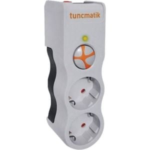 Tunçmatik 2li Beyaz Powersurge Akım Korumalı Priz TSK5080