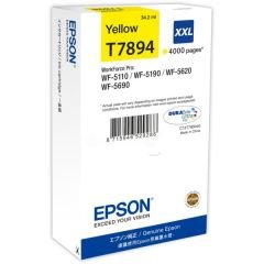 EPSON C13T789440 WF-5000 SERİES INK CARTRİDGE 79XXL YELLOW,WorkForce Pro WF-5110DW,WorkForce Pro WF-5190DW,WorkForce Pro WF-5620DWF,WorkForce Pro WF-5690DWF