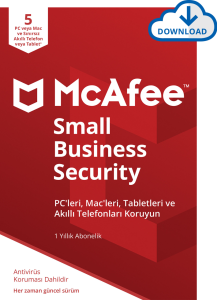 MCAFEE SMALL BUSİNESS SECURİTY 05 CİHAZ WİNDOWS&MACOS (SINIRSIZ MOBİL VE ANDROİD)
