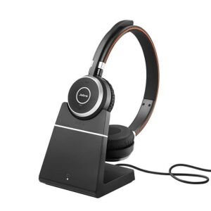 Jabra 6599-823-399 Evolve 65 Duo MS Kablosuz Stereo Kulaklık (Şarj Standlı)