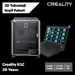 Creality K1C 3D Yazıcı ve Lenovo ThinkPad P17 G2 Mobil İş İstasyonu (Bundle)