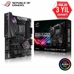 ASUS ROG STRIX B450-F GAMING AMD B450 SOKET AM4 DDR4 3200 DP HDMI M2 USB3.1 AURA RGB TPM ATX