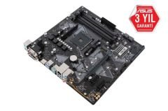 ASUS PRIME B450M-A AMD B450 SOKET AM4 DDR4 3200 HDMI DVI VGA M2 USB3.1 TPM MATX