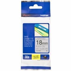 BROTHER P-TOUCH TZE-M941 TZE-TAPE 18MM MAT GÜMÜŞ ÜZERİNE SİYAH LAMİNASYONLU ETİKET