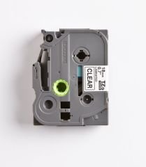 BROTHER P-TOUCH TZE-141 TZE-TAPE 18 MM SİYAH ÜZERİNE ŞEFFAF LAMİNASYONLU ETİKET
