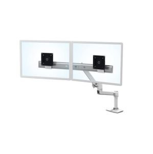 LX DESK DUAL DİRECT ARM,BRİGHT WHİTE TEXTURE
