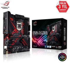 ASUS ROG STRIX B360-H GAMING INTEL B360 LGA1151 DDR4 2666 HDMI DVI M2 USB3.1 AURA RGB ATX