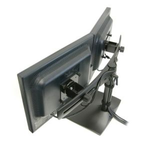 DS100 DUAL-MONITOR DESK STAND, HORIZONTAL