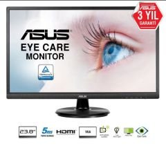 23.8 ASUS VA249HE 5ms DVI VGA D-Sub HDMI MONİTÖR