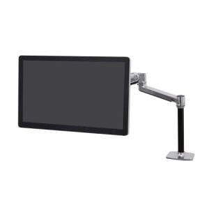 LX HD SIT-STAND DESK MOUNT LCD ARM, POLISHED