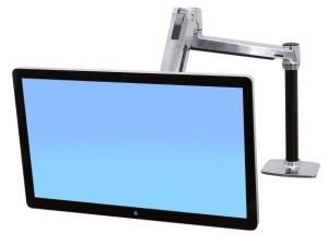 LX HD SIT-STAND DESK MOUNT LCD ARM, POLISHED
