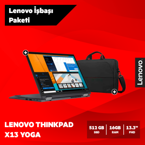 Lenovo ThinkPad X13 Yoga Notebook İşbaşı Paketi