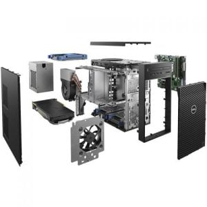 DELL Precision T3640 W-1250 16GB 256GB P400 W10P MASAÜSTÜ İŞ İSTASYONU+MONITOR HEDIYE