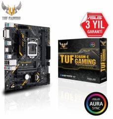 ASUS TUF B360M-E GAMING INTEL B360 LGA1151 DDR4 2666 HDMI DVI M2 USB3.1 AURA RGB MATX