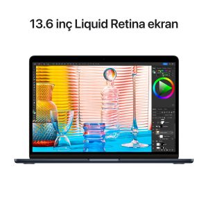 Apple MacBook Air 13.6 inc M2 8CPU 8GPU 16GB 512GB Gece Yarısı Z1600010A