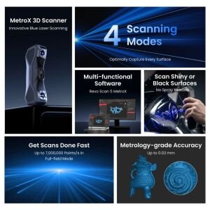 Revopoint MetroX 3D Tarayıcı (Advanced Paket)