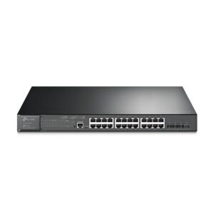 TP-Link TL-SG3428XMP JetStream 24 Port Gigabit 4 Port 10GE SFP L2 384 PoE+ Switch