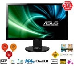 24 ASUS VG248QE Gaming, LED 1920x1080 1ms, 144hz 3YIL  DisplayPort,HDMI,Dual Link DVI MM VESA Nvidia 3D Ready, Pivot