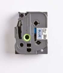 BROTHER P-TOUCH TZE-551 TZE-TAPE 24 MM MAVİ ÜZERİNE SİYAH LAMİNASYONLU ETİKET
