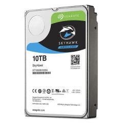 SEAGATE SKYHAWK 3.5 10TB SATA 3.0 256MB 210MB/S RV SENSÖR 7200RPM 64HD KAMERA 180TB/YİL ISYÜKÜ 7/24 GÜVENLİK DİSK ST10000VX0004