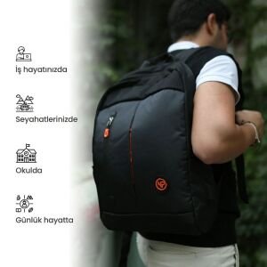 Npo Citylife CL01S Smart 16'' Siyah Notebook Sırt Çantası