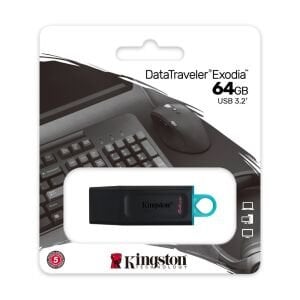 Kingston DataTraveler Exodia DTX/64GB 64 GB USB 3.2 Flash Bellek
