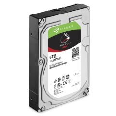 SEAGATE IRONWOLF 3.5 6TB SATA 3.0 128MB 195MB/S RV SENSÖR 7200RPM 180TB/YİL ISYÜKÜ 7/24 NAS DİSK ST6000VN0041