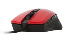MSI GG CLUTCH GM40 RED GAMİNG MOUSE 5.000 DPI PİXART PMW3310 OPTİK SENSÖR OMRON SWİTCH KIRMIZI LED ÖRGÜ KABLO ALTIN KAPLAMA USB BAĞL