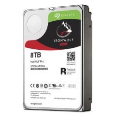 SEAGATE IRONWOLF PRO 3.5 8TB SATA 3.0 256MB 214MB/S RV SENSÖR 7200RPM 300TB/YIL İŞYÜKÜ 7/24 E-NAS DATA KURTARMALI DİSK ST8000NE0004