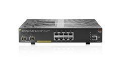 HPE Aruba JL258A 2930F 8 Port Gigabit POE+ (125W) + 2 Port SFP+ Switch