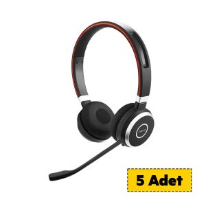 Jabra 6599-823-309-5 Evolve 65 Duo MS Kablosuz Stereo Kulaklık (5'li Paket)
