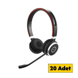Jabra 6599-823-309-20 Evolve 65 Duo MS Kablosuz Stereo Kulaklık (20'li Paket)