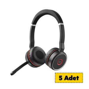Jabra 7599-842-109-5 Evolve 75 Duo SE Kablosuz Stereo Kulaklık (5'li Paket)