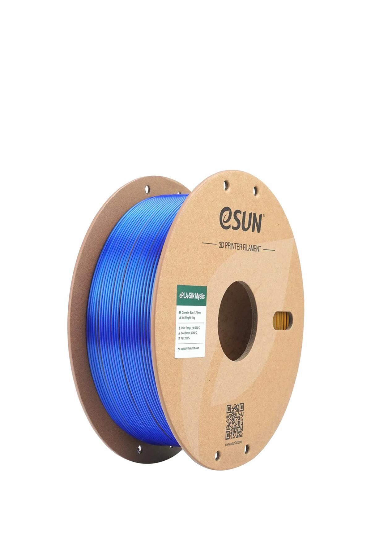 Esun PLA-Silk Mystic Filament Gold-Blue-Purple