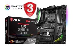 MSI X470 GAMING PRO CARBON AM4 DDR4 3466(OC) HDMI DP M.2 USB3.1 RGB ATX
