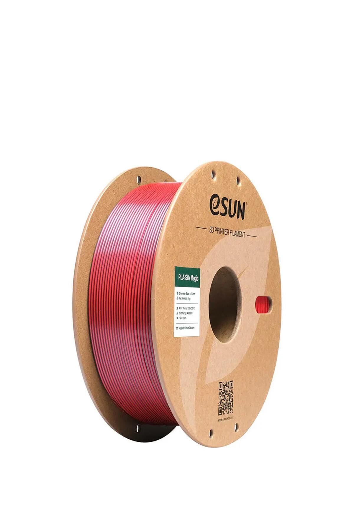 Esun PLA-Silk Magic Filament Black-Red