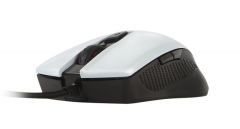 MSI GG CLUTCH GM40 WHİTE GAMİNG MOUSE 5.000 DPI PİXART PMW3310 OPTİK SENSÖR OMRON SWİTCH KIRMIZI LED ÖRGÜ KABLO ALTIN KAPLAMA USB BA