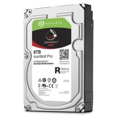 SEAGATE IRONWOLF PRO 3.5 8TB SATA 3.0 256MB 214MB/S RV SENSÖR 7200RPM 300TB/YIL İŞYÜKÜ 7/24 E-NAS DATA KURTARMALI DİSK ST8000NE0021