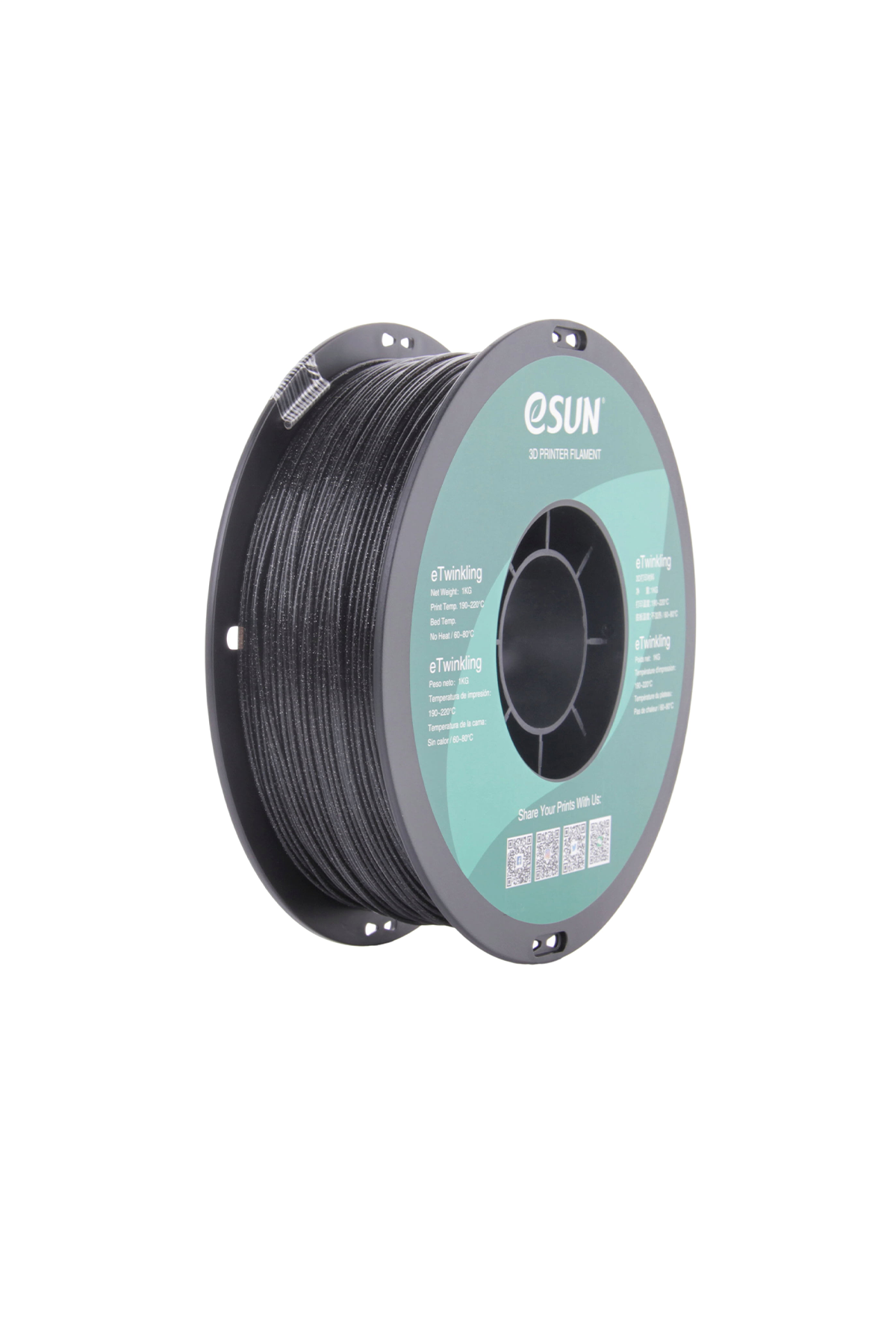 Esun Etwinkling Filament Siyah