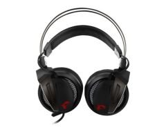 MSI GG IMMERSE GH60 GAMİNG HEADSET 50 MM SÜRÜCÜ ÇELİK BANT KABLO KUMANDA MİKROFON 2M ÖRGÜ KABLO 3.5 MM JAK KULAKÜSTÜ KULAKLIK