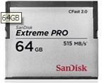 64 GB 515-240 Mb/s CFAST SANDISK SDCFSP-064G-G46