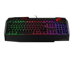 MSI GG VİGOR GK40 US MEKANİK HİSLİ 6 BÖLGE 16.8M RENK RGB AYDINLATMA MYSTİC LİGHT ANTİ-GHOSTİNG OYUNCU KLAVYESİ