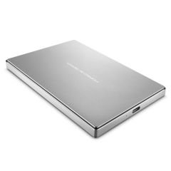 1TB LACIE 2.5 INC USB 3.0 STFD1000400 PORSCHE DESIGN P 9223 TAŞINABİLİR DİSK METALİK GÜMÜŞ USB-C (USB 3.1)